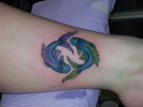 Pisces Tattoo Design