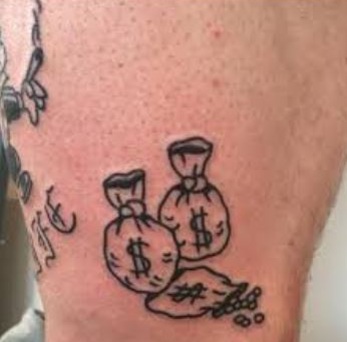money bag tattoo