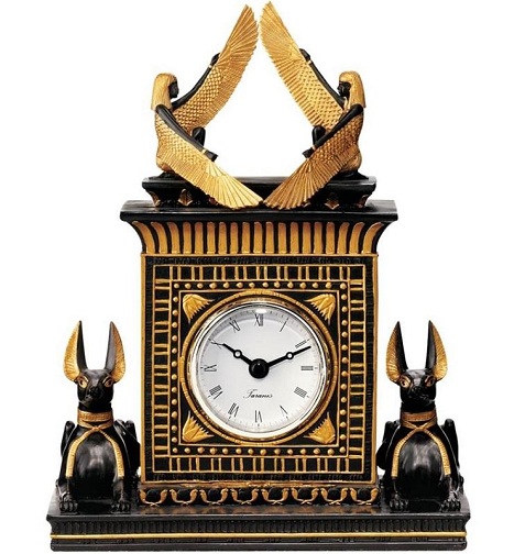 Egyptian Style Quartz Clock