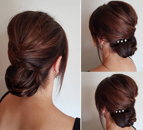 Chignon Updo Style