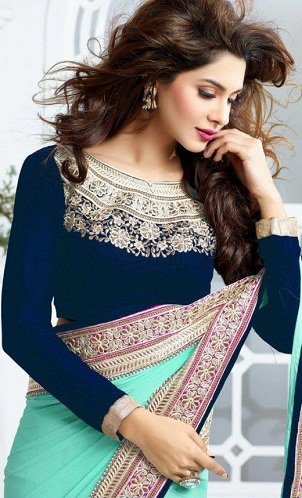 Full neck blouse designs (edited)8