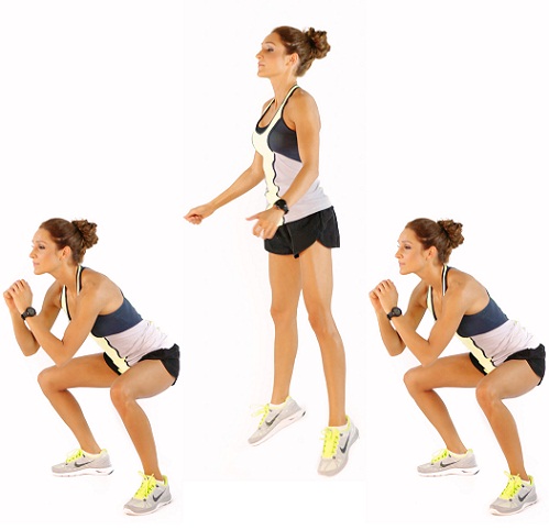 Squats With Jump in Air