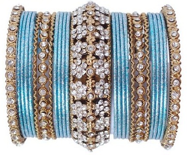 Colorful Metal Bangles Set