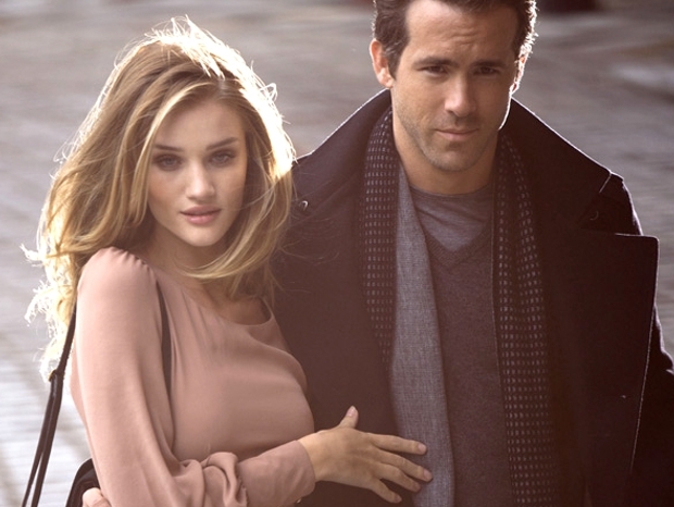 Rosie Huntington-Whitely and Ryan Reynolds for M&S Campaign