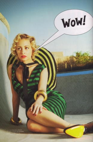 Nicole Richie Covers Harper’s Bazaar Russia