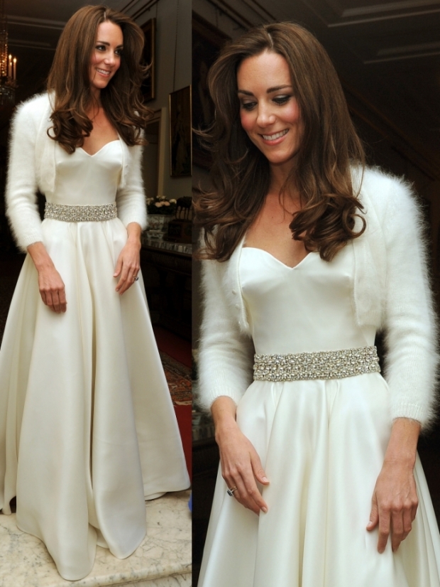 Kate Middleton Second Wedding Dress Pictures