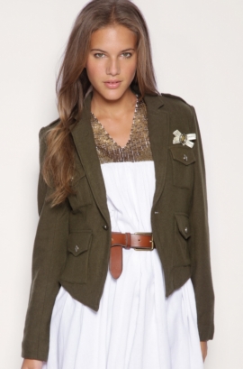 Celebrity Military Fashion Trend