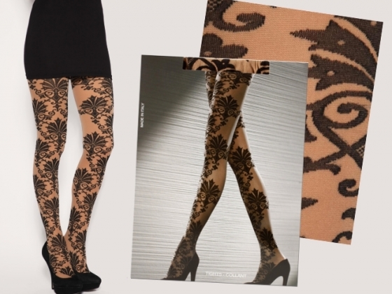 Tattoo Printed Tights Trend
