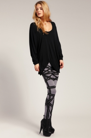 Party Printed Leggings Ideas