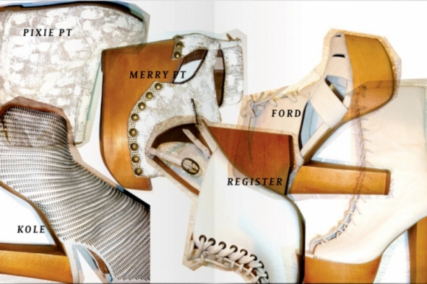 White Out Shoe Collection by Jeffrey Campbell