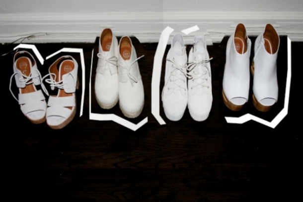 White Out Shoe Collection by Jeffrey Campbell