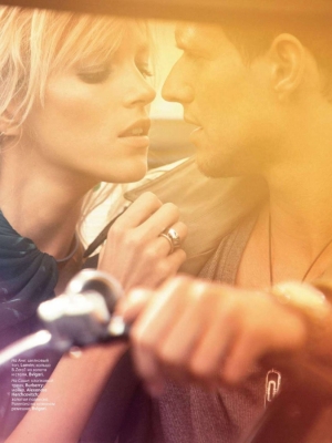 Anja Rubik & Sasha Knezevic for Vogue Russia February 2020