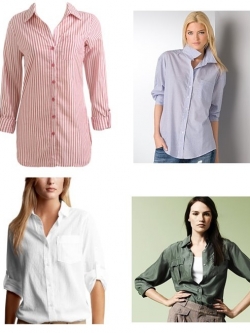 How to Wear Boyfriend Shirts