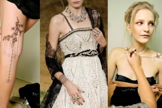Chanel Temporary Tattoos