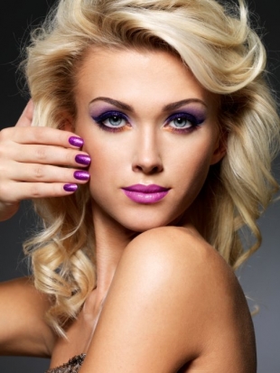 Stylish Purple Makeup Ideas