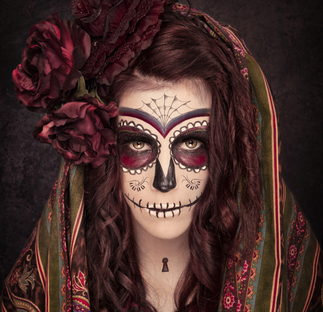 Sugar Skull Makeup for Halloween