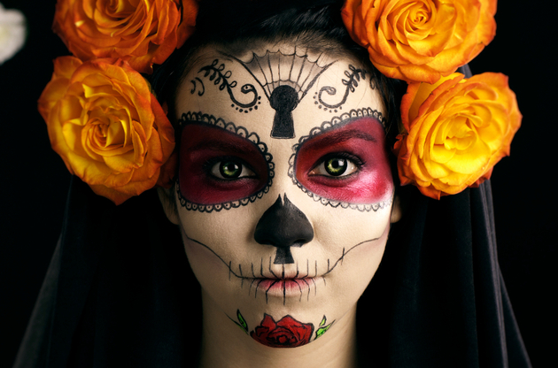 Sugar Skull Makeup for Halloween