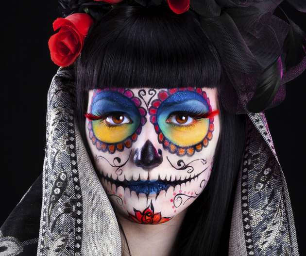 Sugar Skull Makeup for Halloween
