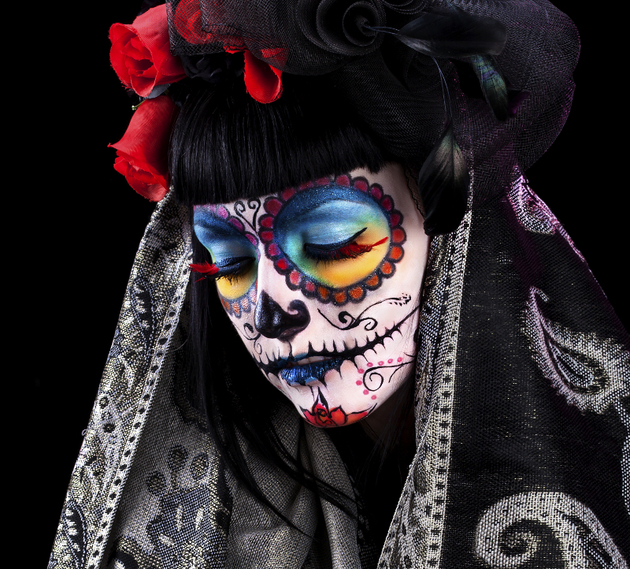 Sugar Skull Makeup for Halloween