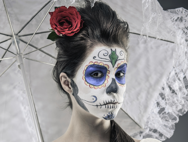 Sugar Skull Makeup for Halloween