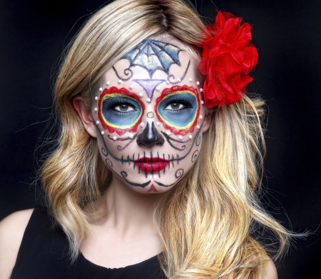 Sugar Skull Makeup for Halloween
