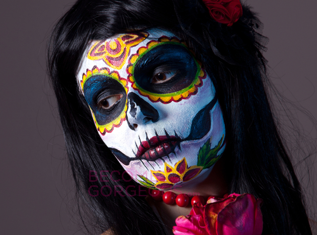 Sugar Skull Makeup for Halloween