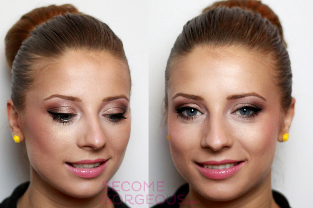 Romantic Makeup for Blue Eyes and Blonde Hair