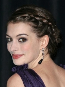 How to French Braid Your Bangs