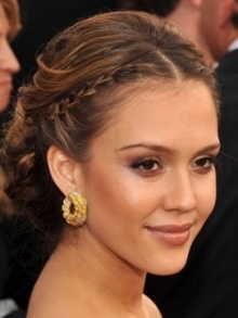 How to French Braid Your Bangs