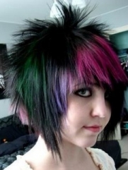 Short and Medium Scene Hairstyles for Girls