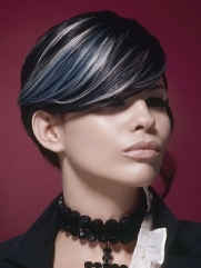 Colored Bangs Hairstyles