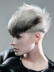 Colored Bangs Hairstyles