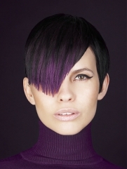 Colored Bangs Hairstyles