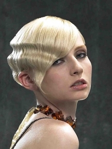 20s Flapper Hairstyles with Finger Waves