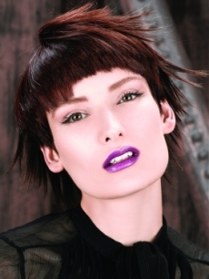 Short Choppy Bangs Hairstyles