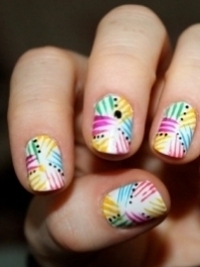 Zebber Nails for Mara Hoffman Fall 2020