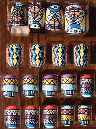 Zebber Nails for Mara Hoffman Fall 2020