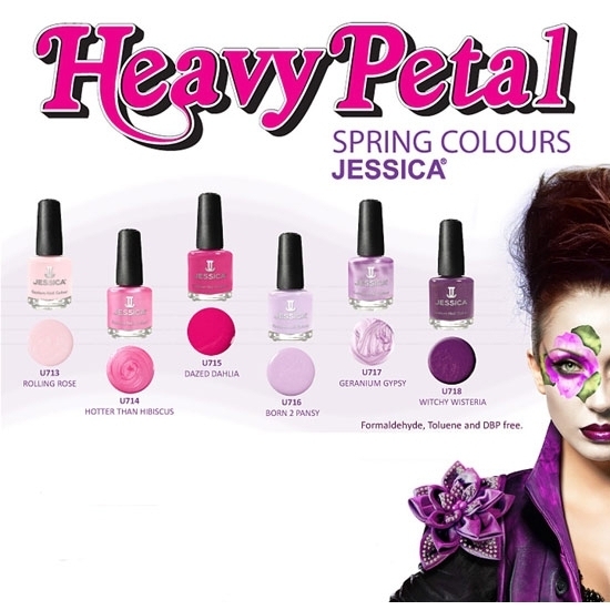 Jessica Cosmetics ‘Heavy Petal’ Spring 2020 Nail Polishes