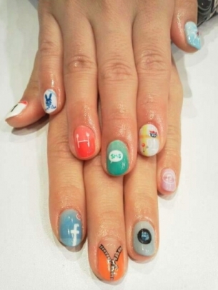 Summery Nail Art Designs