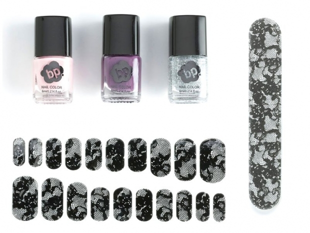 BP Lace and Glitter Nail Sets