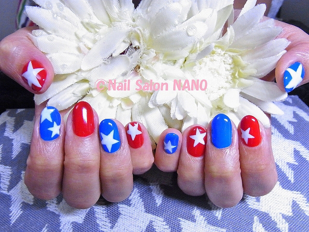 Fourth of July Nail Art and Toe Nail Designs
