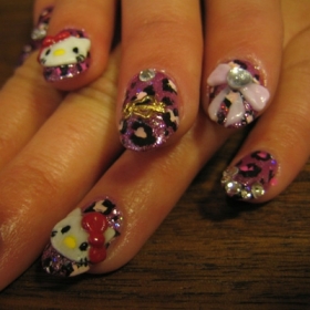 Hello Kitty Nail Art Ideas