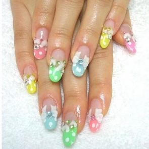 Polka Dot Nail Designs