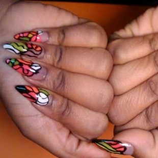 Abstract Nail Designs