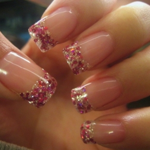 Glittery Nail Art
