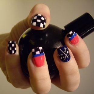 Checkered Nail Designs
