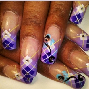 Checkered Nail Designs
