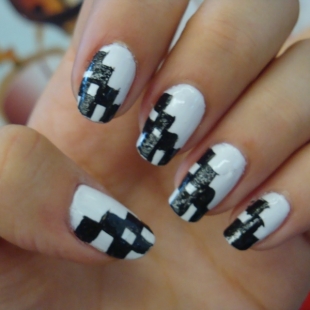 Checkered Nail Designs