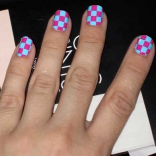 Checkered Nail Designs