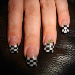Checkered Nail Designs
